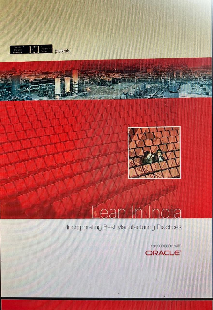 Oracle-ETIG Lean Manufacturing Study
